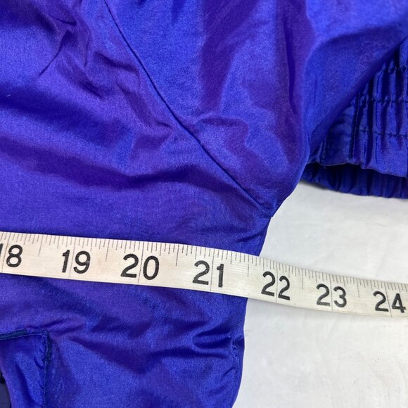 Vintage 80’s White Stag Ski Jacket Purple Neon Geometric Print Womens Size Small - Picture 7 of 11